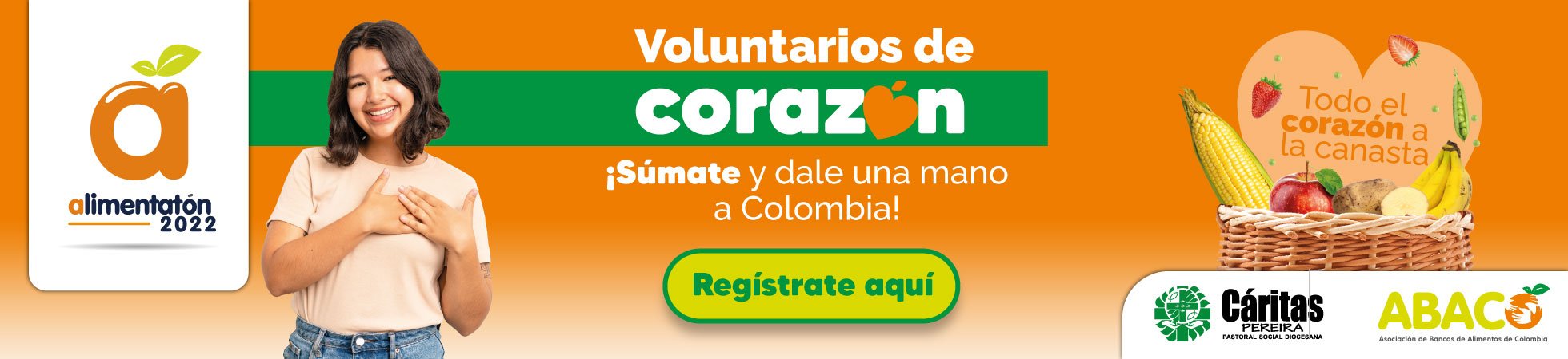 Imagen enlace al registro de voluntarios para la Alimentaton Colombia 2022